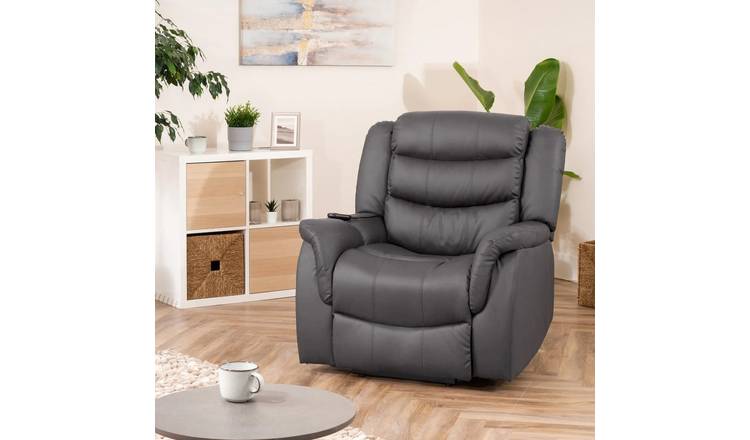 Artemis Home Almeira Electric Riser Recliner with Massage and Heat - Grey