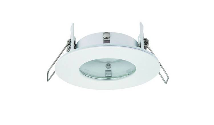 Loops Direct Speculo Steel and Glass Recessed LED Downlight - Matt White