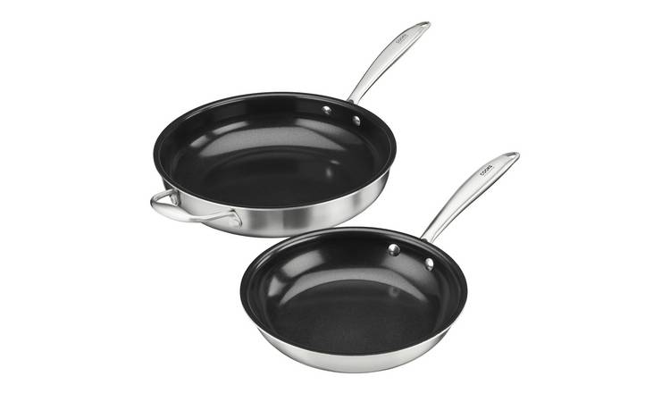 Cooks Professional 2 Piece Tri-Ply Frying Pan Set - 22cm & 28cm