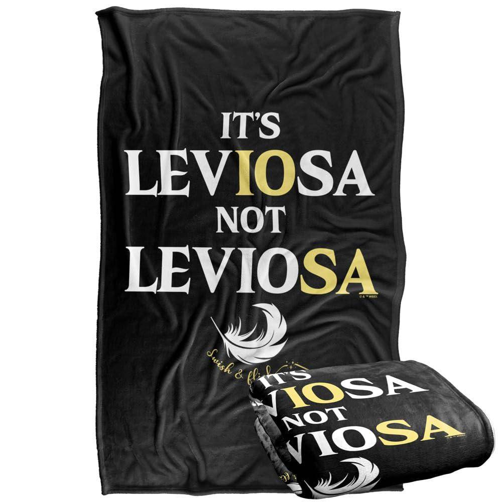 Harry Potter It's Leviosa Not Leviosa Black Blanket - 152cm x 127cm - Image 2