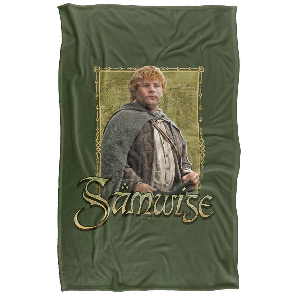 The Lord Of The Rings Samwise Soft Touch Blanket - 152cm x 127cm - Image 1