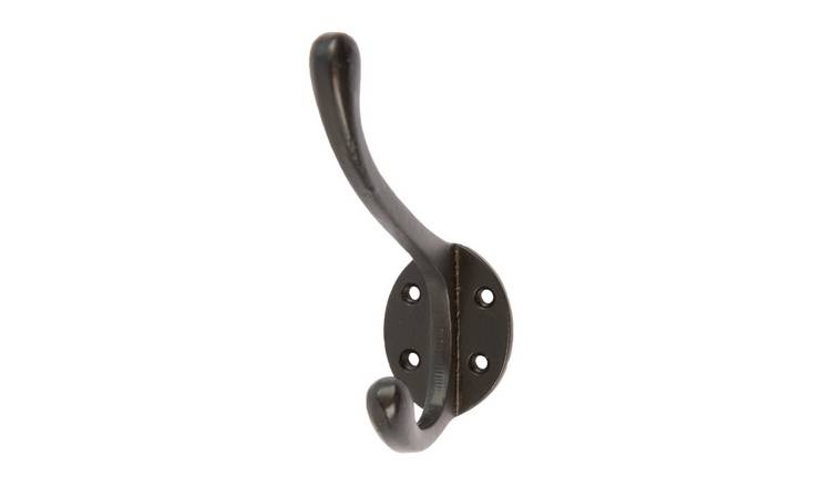 Hammer & Tongs Hat & Coat Hook - Black