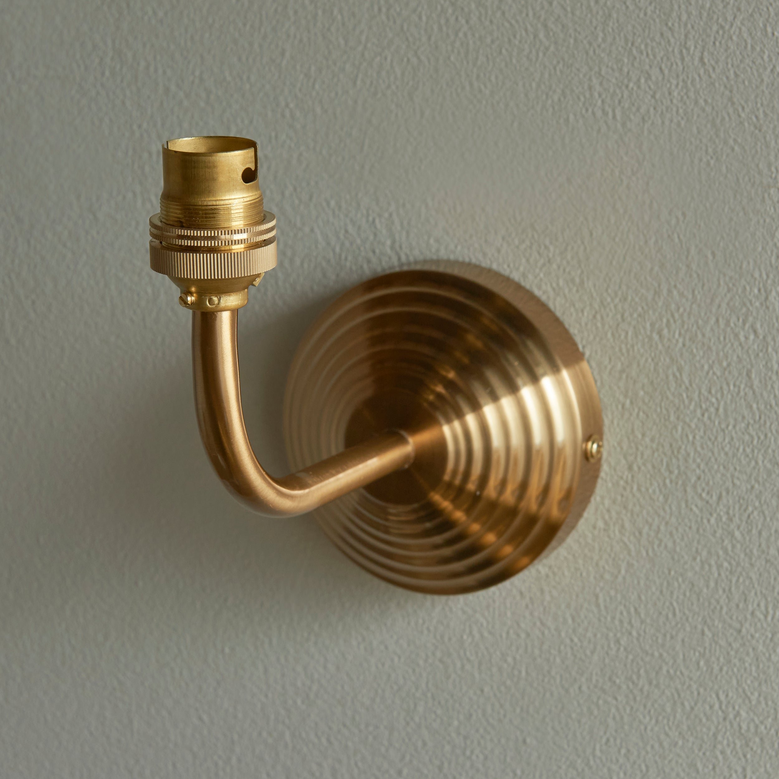 Loops Direct Pack of 2 Steel Dimmable Wall Light - Brushed Aged Brass - Image 2