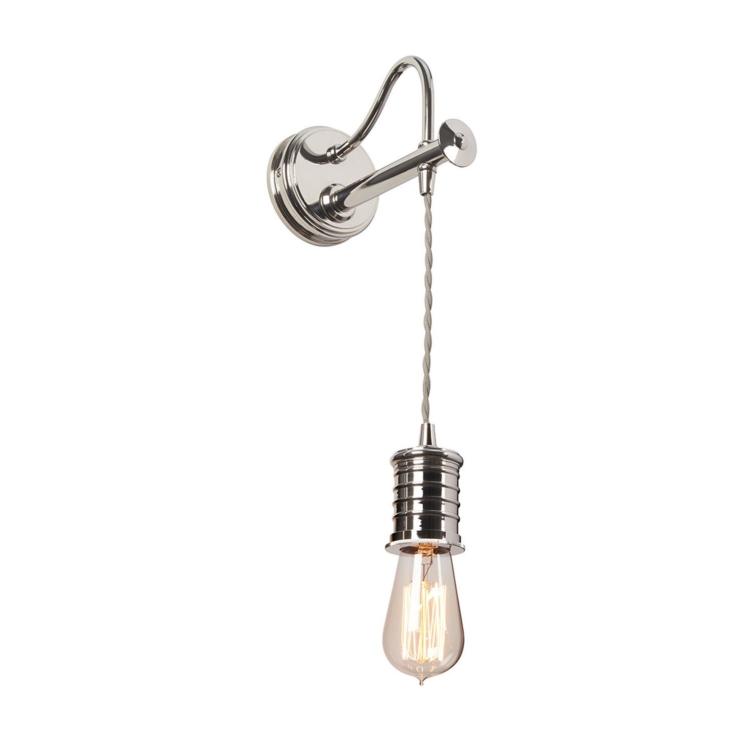 Elstead Douille Wall Light - Polished Nickel - Image 1