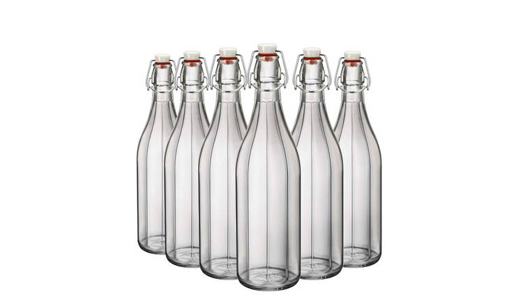 Bormioli Rocco Oxford Glass Swing Bottles - Pack of 6