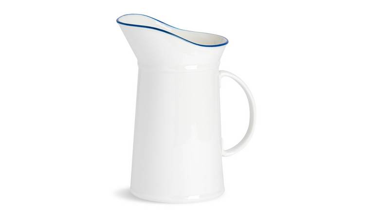 Nicola Spring White Farmhouse Water Jug