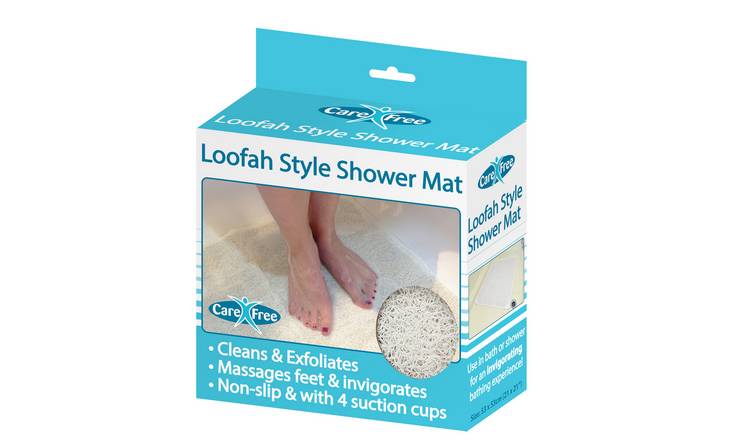 Carefree Non-Slip Loofah Style Shower Mat (53 x 53cm)