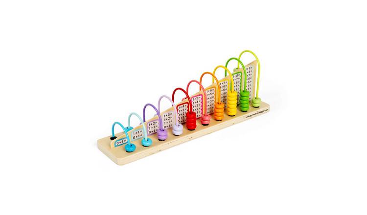 Bigjigs Toys Rainbow Counting Abacus - 3 Years +