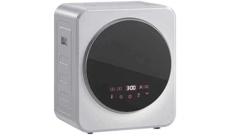 HOMCOM 800W Compact Freestanding Front Tumble Dryer - Silver