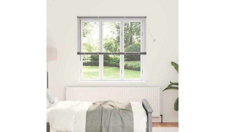 Walplus Polyester Window Blind - Silver - 175 x 145 cm