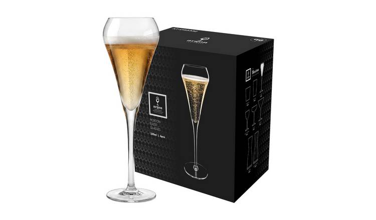 Argon Tableware Hoxton Crystal Champagne Flutes - 230ml - Pack of 48