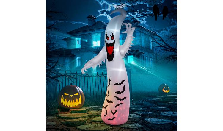 Outsunny 11.8ft Halloween Spooky Ghost Inflatable Decoration