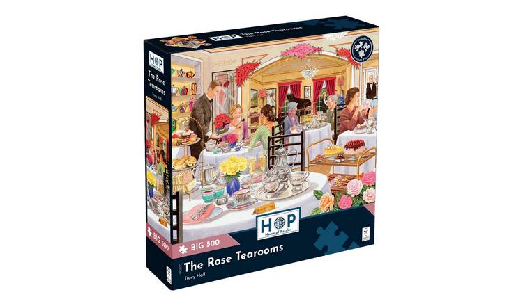 The House of Puzzles The Rose Tearooms BIG 500 Piece Jigsaw Puzzle