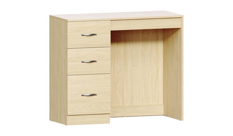 Vida Designs Riano 3 Drawer Dressing Table - Pine