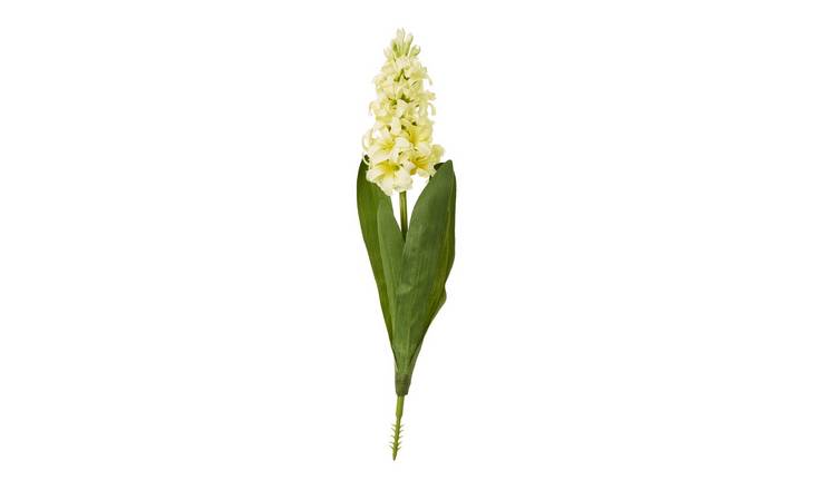 Hill Interiors Hyacinth Stem Artificial Plant - Yellow