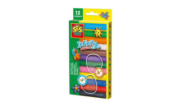 SES Creative Infinity Modeling Clay 12 Piece Craft Set