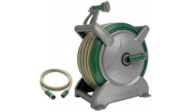 Greenera 30m Hose Reel with 28.5m Hose & 1.5m Leader Hose