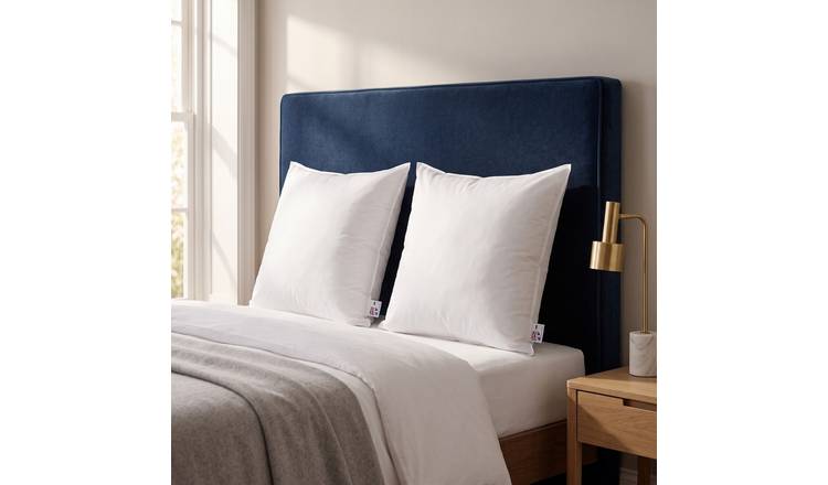 Homescapes Super Microfibre European Pillow Pair - 80 x 80 cm