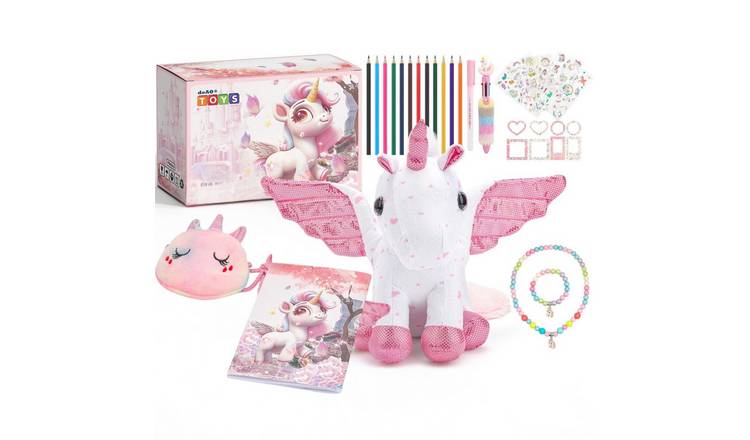 deAO Unicorn Plush Toy -Pink