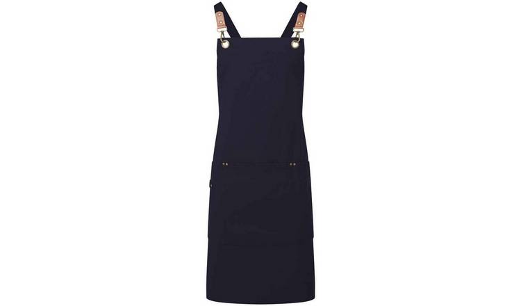 Premier Cross Back Bib Apron - Navy