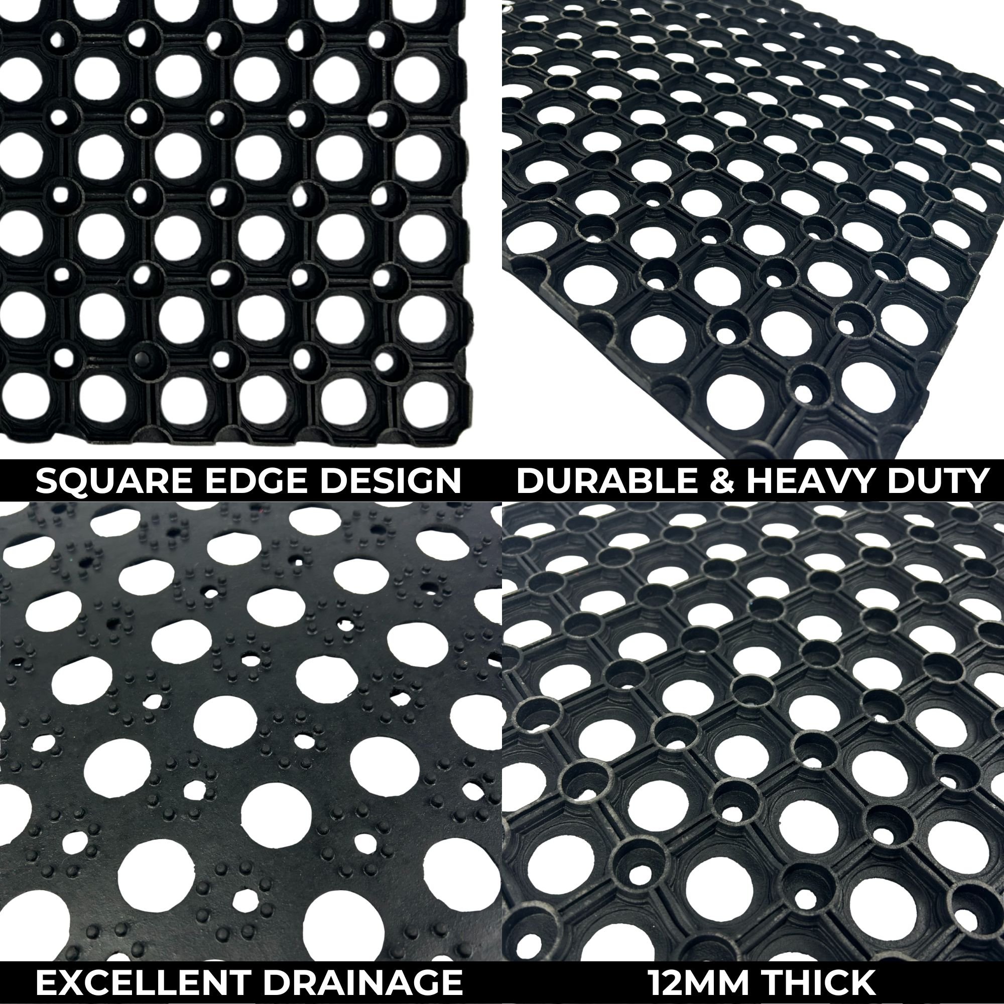 Ark Mat 16mm Rubber Grass Mat Mud Protection Mat - 150cm x 100cm - Image 4