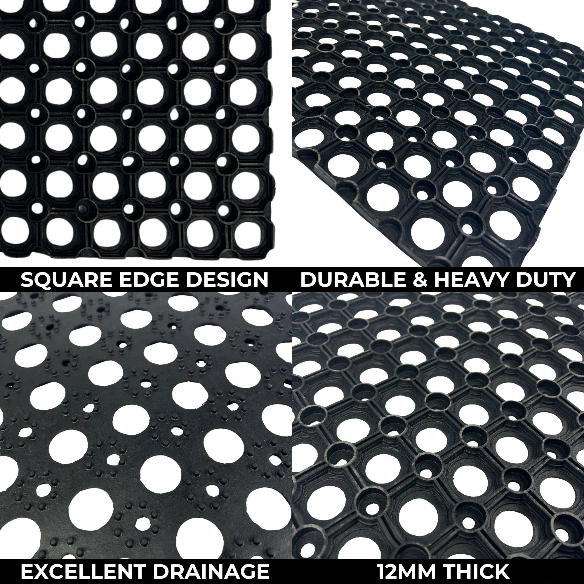 Ark Mat 16mm Rubber Grass Mat Mud Protection Mat - 150cm x 100cm - Image 4