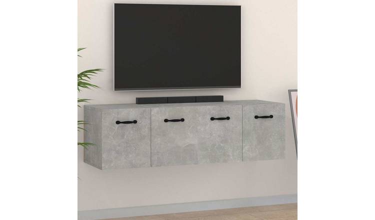 Walplus Engineered Wood Wall Cabinet - Granite Grey - 80 x 35 x 36.5 cm