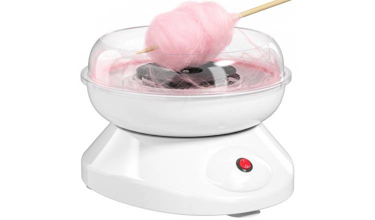 HOMCOM One Touch Electric Candy Floss Maker – White