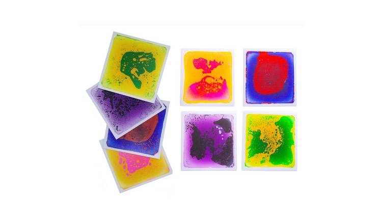 VIRTUENITY Sensory Floor Tiles 4 Pack - 30 x 30cm