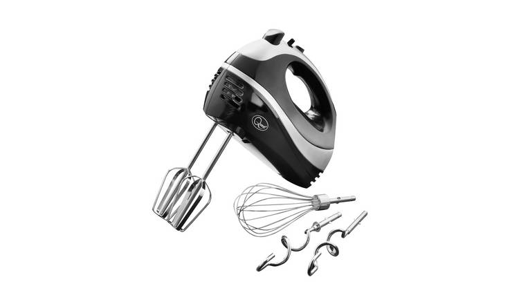 Quest Hand Mixer With| 5 Speeds 300W -  Black/Silver