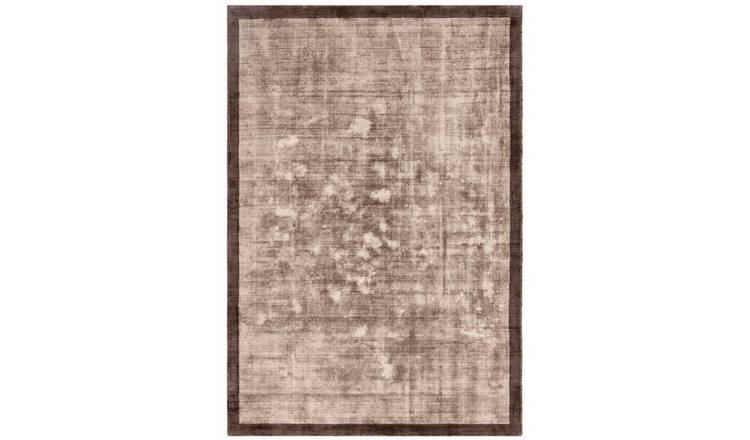 Mega Flooring Black Modern Bordered Rug - 120 x 170cm