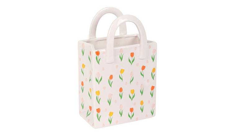 Something Different Tulip Flower Vase - White