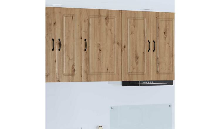 Walplus 2 Door Engineered Wood Storage Cabinet - Artisan Oak - 80 x 31 x 80 cm