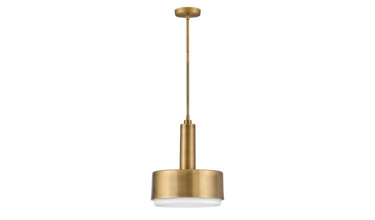 Elstead Hinkley 2 Arm Pendant Light - Lacquered Brass