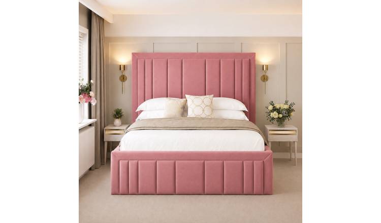 Bed Choices Emperor Single Ottoman Bed Frame With 54" Headboard - Pink