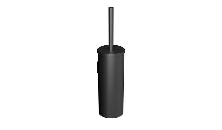 Cosmic Logic Toilet Brush & Holder - Matt Black