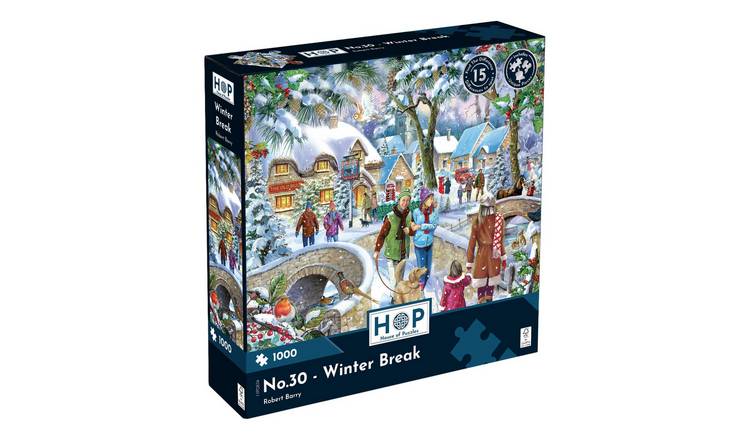 The House of Puzzles No.30 Winter Break 1000 Piece Jigsaw Puzzle