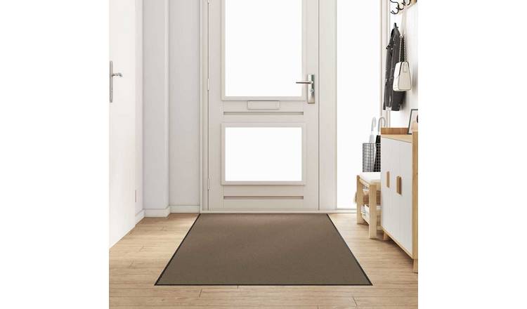 Walplus Polyamide Doormat - Beige and Black - 120 x 250 cm