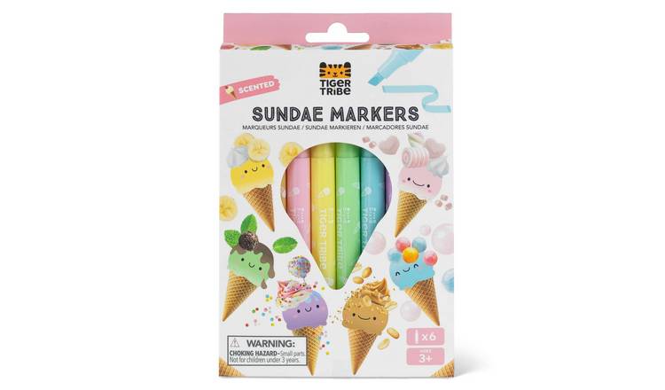Tiger Tribe Scented Sundae Markers - 3 Years +