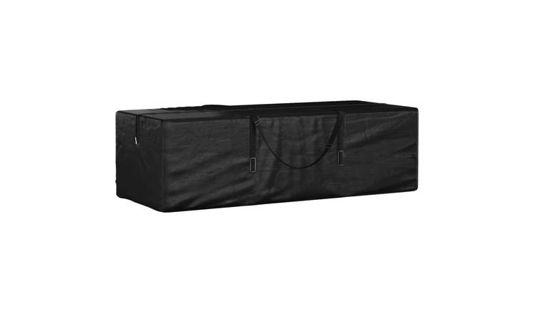 Walplus Polyethylene Garden Cushion Storage Bag - Black - 135 x 40 x 55 cm