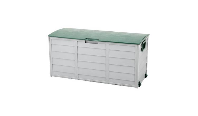 Living and Home 290L Garden Storage Box - Grey/Green