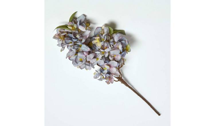 Homescapes Polyester Orchard Blossom Artificial Stem - Blue