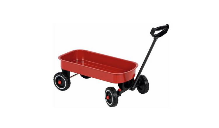 Goki Pull Along Cart Outdoor Toy - Classic Red