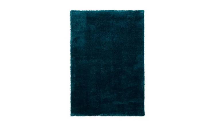Mega Flooring Green Shaggy  Rug - 80 x 150cm