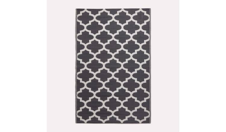Homescapes Nola Geometric Waterproof Reversible Outdoor Rug -  120 x 180 cm