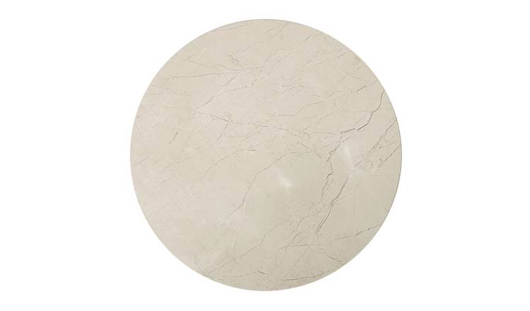 Orsina Himaya Champagne Marble Lazy Susan - Cream