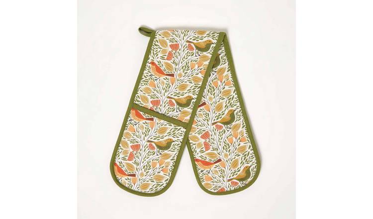Homescapes Song Bird Double Oven Glove