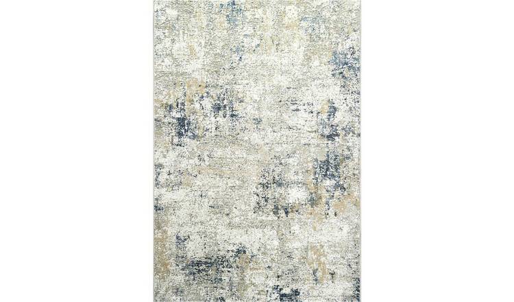 Mega Flooring Beige Modern Abstract Rug - 133 x 195cm