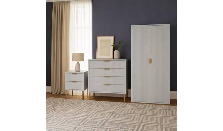 Home Treats 3 Piece Bedroom Furniture Set - Taupe