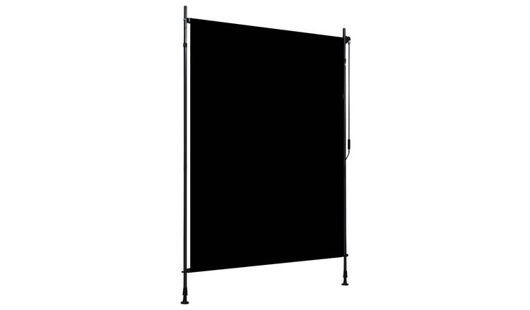 Walplus Polyester Outdoor Roller Blind - Anthracite - 150 x 270 cm